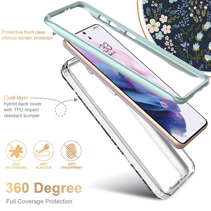 Galaxy S21 Glitter Marble Case - DOKUTRONIX