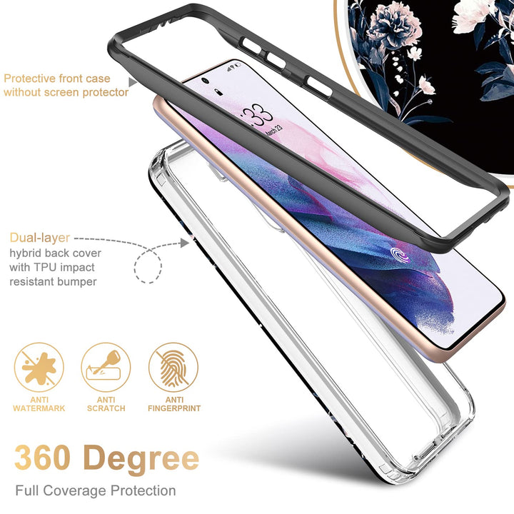 Galaxy S21 Glitter Marble Case - DOKUTRONIX