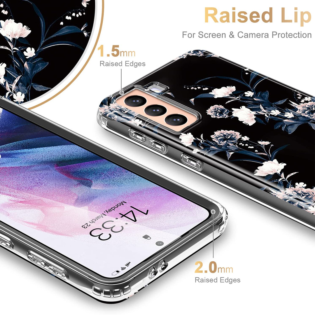 Galaxy S21 Glitter Marble Case - DOKUTRONIX