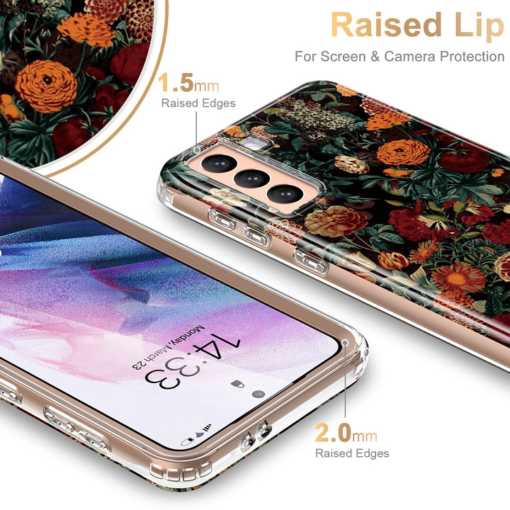 Galaxy S21 Glitter Marble Case - DOKUTRONIX