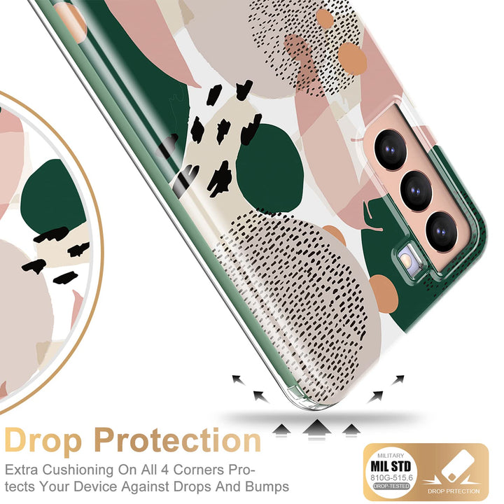 Galaxy S21 Glitter Marble Case - DOKUTRONIX