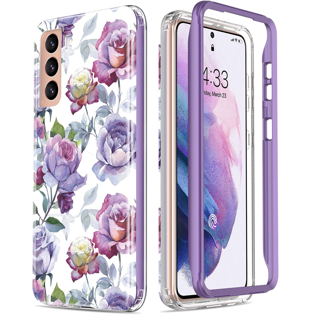 Galaxy S21 Glitter Marble Case - DOKUTRONIX