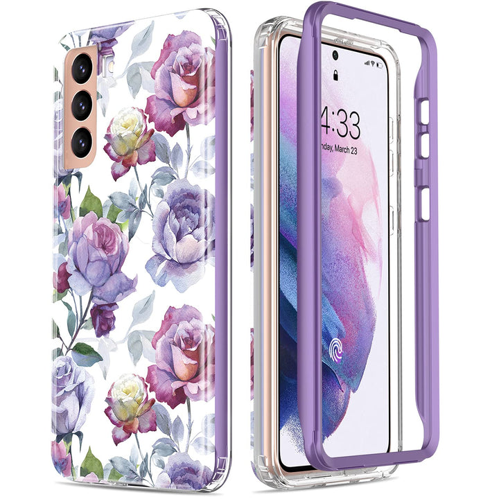 Galaxy S21 Glitter Marble Case - DOKUTRONIX