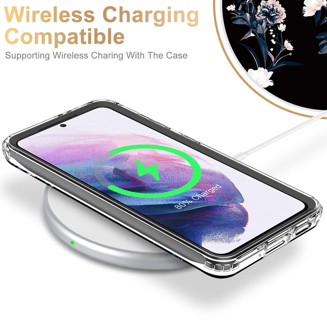 Galaxy S21 Glitter Marble Case - DOKUTRONIX