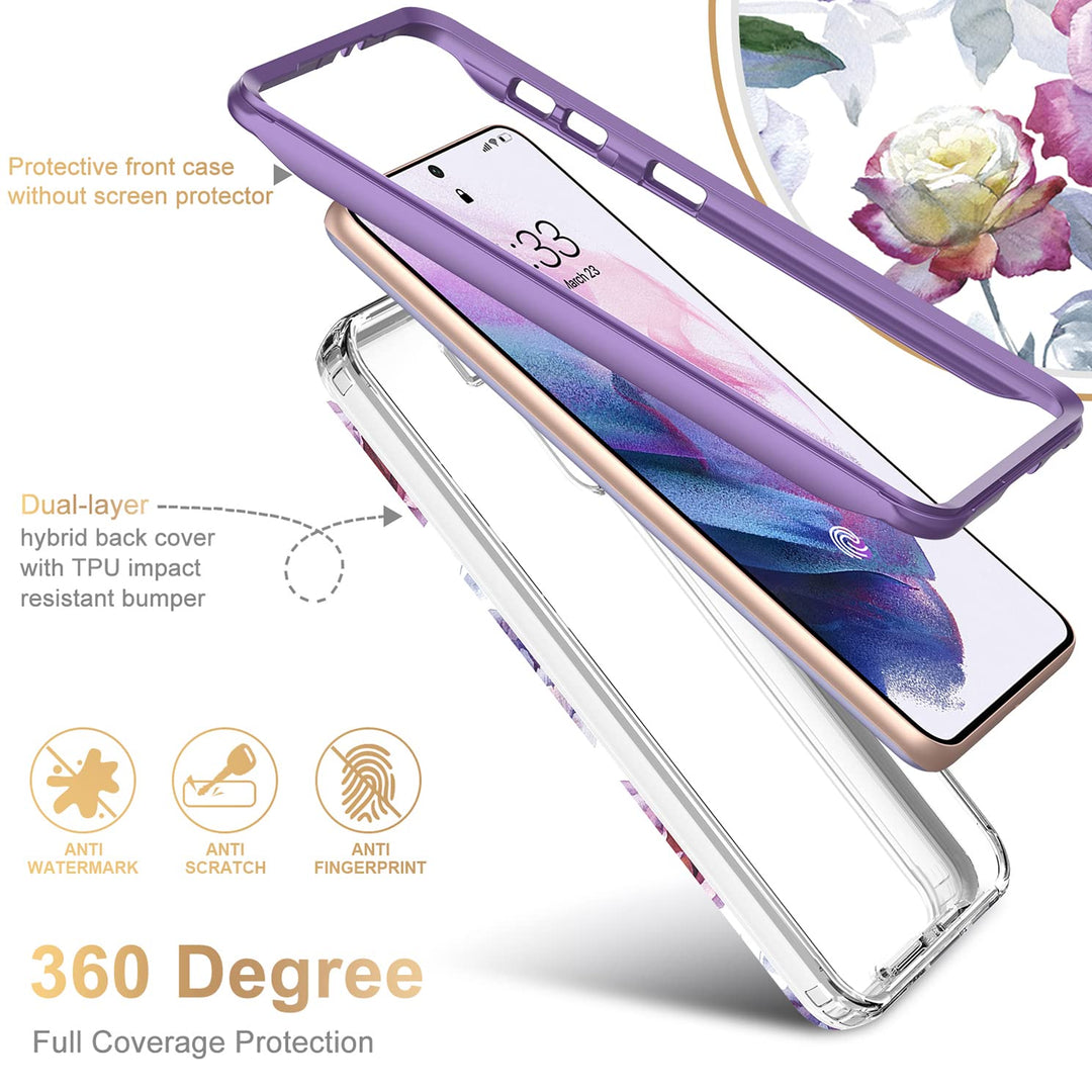 Galaxy S21 Glitter Marble Case - DOKUTRONIX