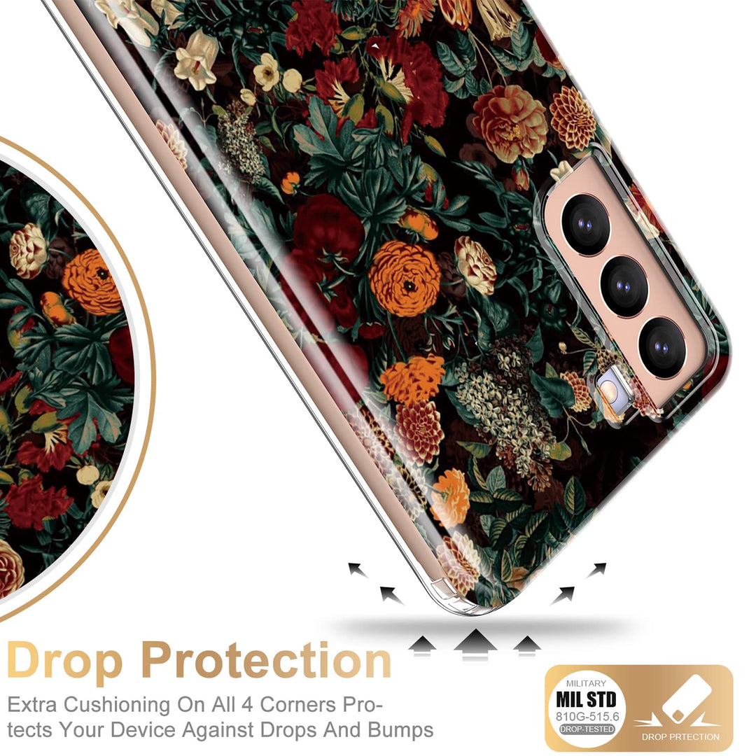 Galaxy S21 Glitter Marble Case - DOKUTRONIX