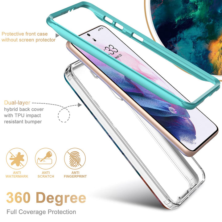 Galaxy S21 Glitter Marble Case - DOKUTRONIX