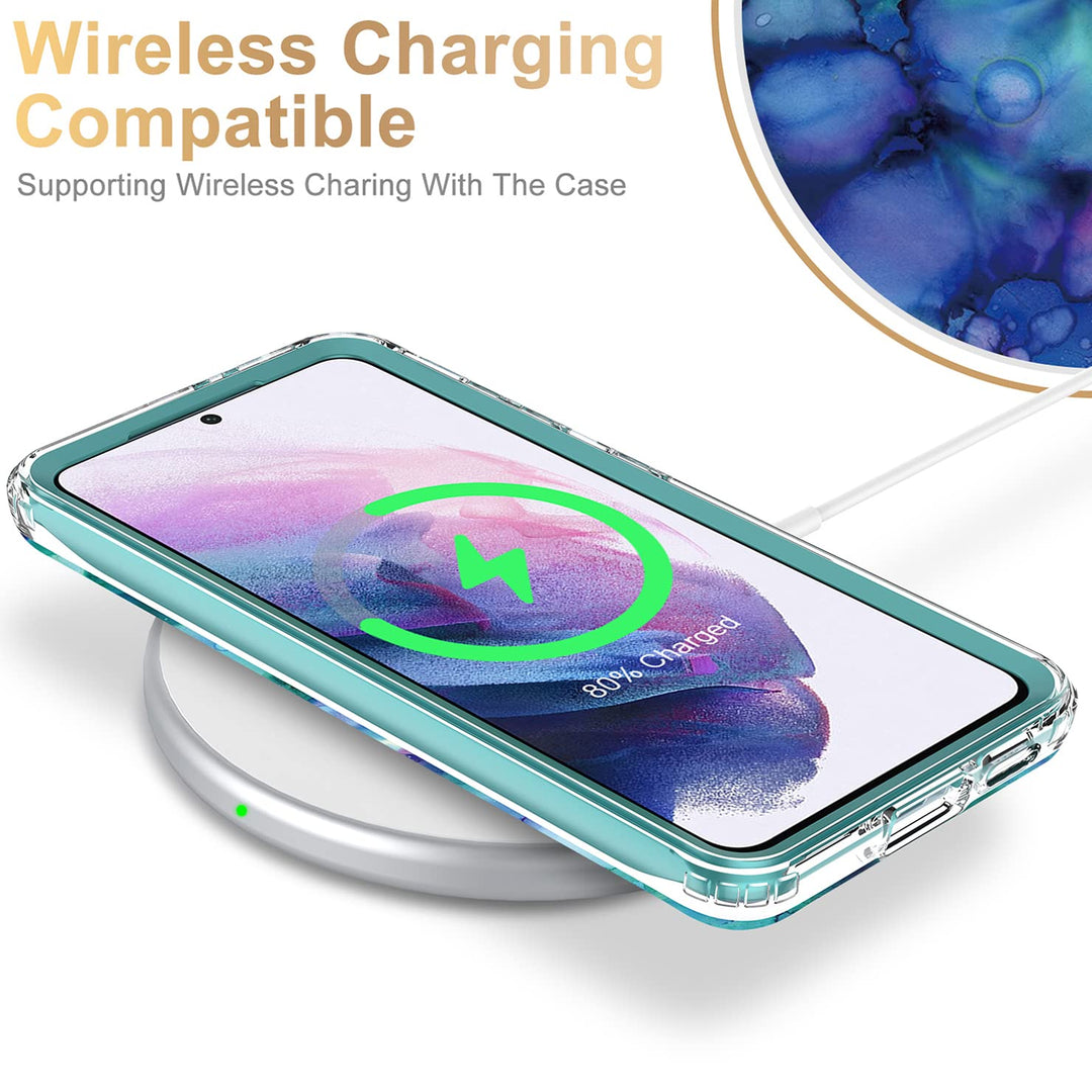 Galaxy S21 Glitter Marble Case - DOKUTRONIX