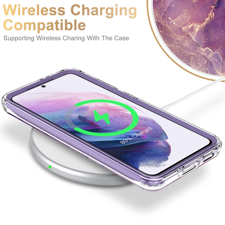 Galaxy S21 Glitter Marble Case - DOKUTRONIX