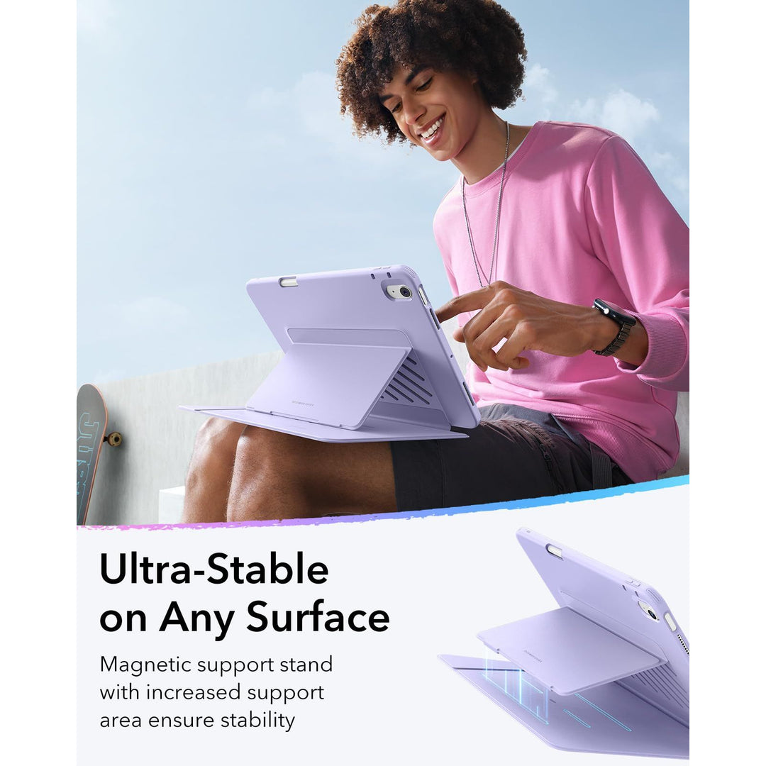 AirFlip for iPad Air Case: Multi-Angle Stand & Pencil Holder - DOKUTRONIX