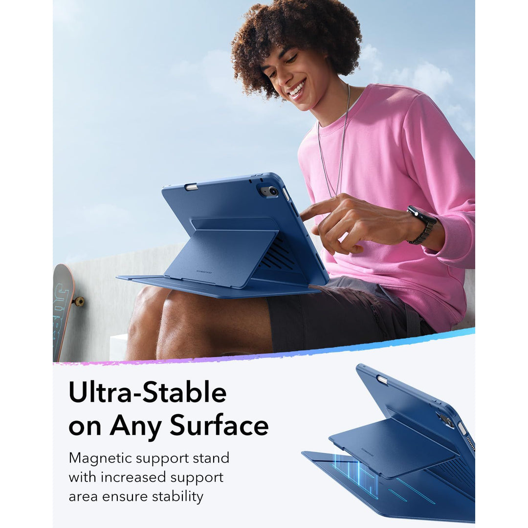 ESR FlipStand Case for iPad Air 11 - Blue - DOKUTRONIX