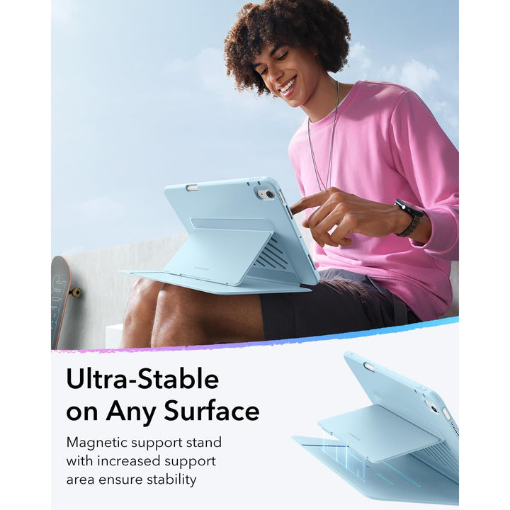 ESR SkyBlue Flip Case for iPad Air 11 (M3/M2) - DOKUTRONIX