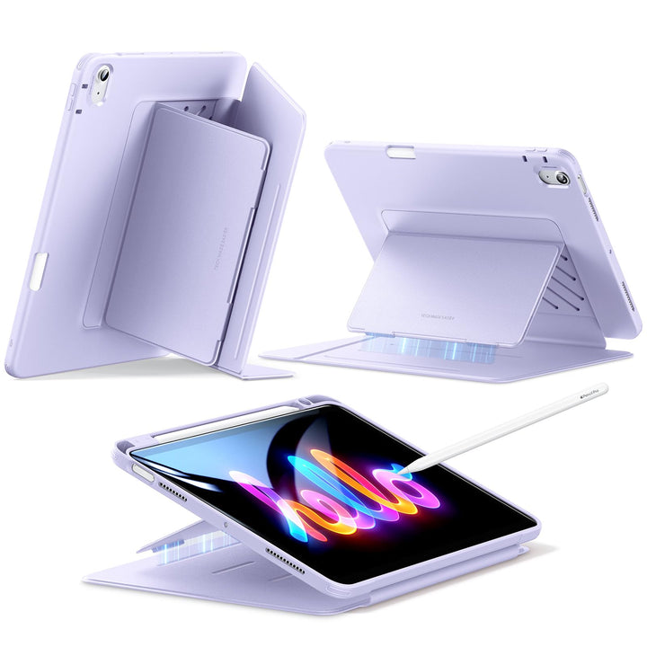 AirFlip for iPad Air Case: Multi-Angle Stand & Pencil Holder - DOKUTRONIX