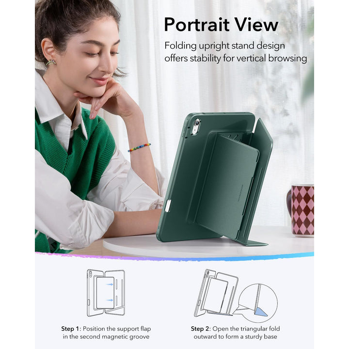 FlipStand iPad Air Case - Midnight Green - DOKUTRONIX