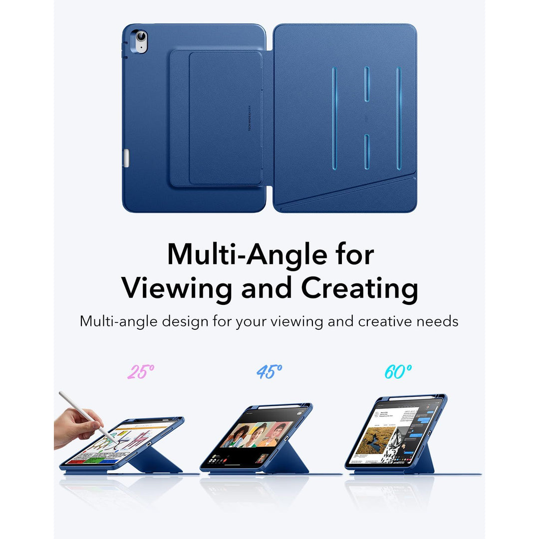 ESR FlipStand Case for iPad Air 11 - Blue - DOKUTRONIX