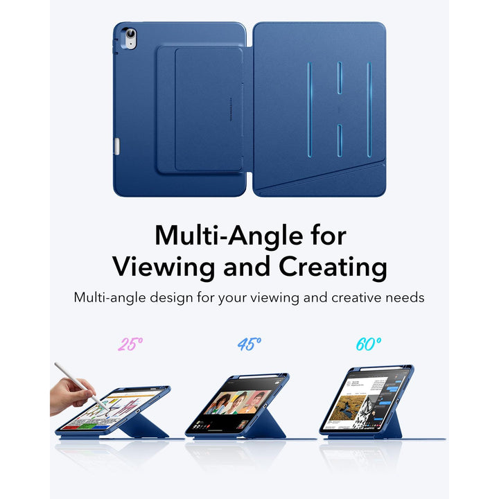 ESR FlipStand Case for iPad Air 11 - Blue - DOKUTRONIX