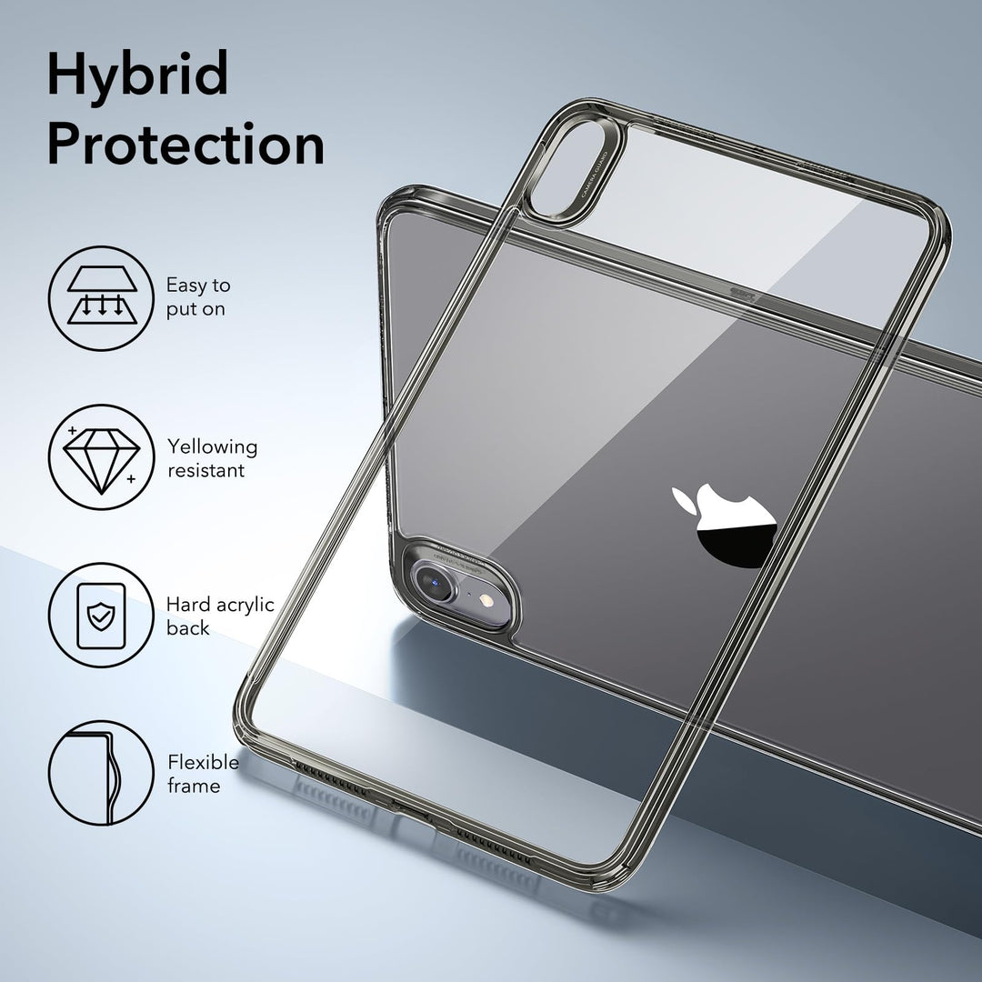 ESR Slim Shield Case for iPad Mini 7 & 6 - Black Clear - DOKUTRONIX