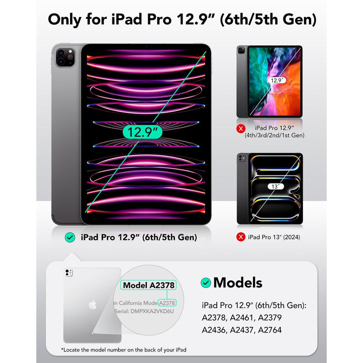 ESR Shift Series iPad Pro 11 Rotating Case 2024 - DOKUTRONIX