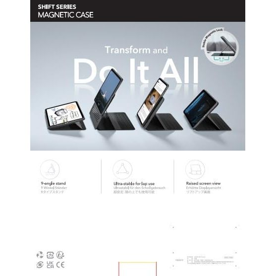 ESR Shift Series iPad Pro 11 Rotating Case 2024 - DOKUTRONIX
