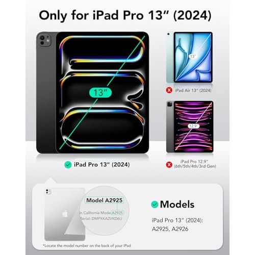 ESR Shift Series iPad Pro 11 Rotating Case 2024 - DOKUTRONIX