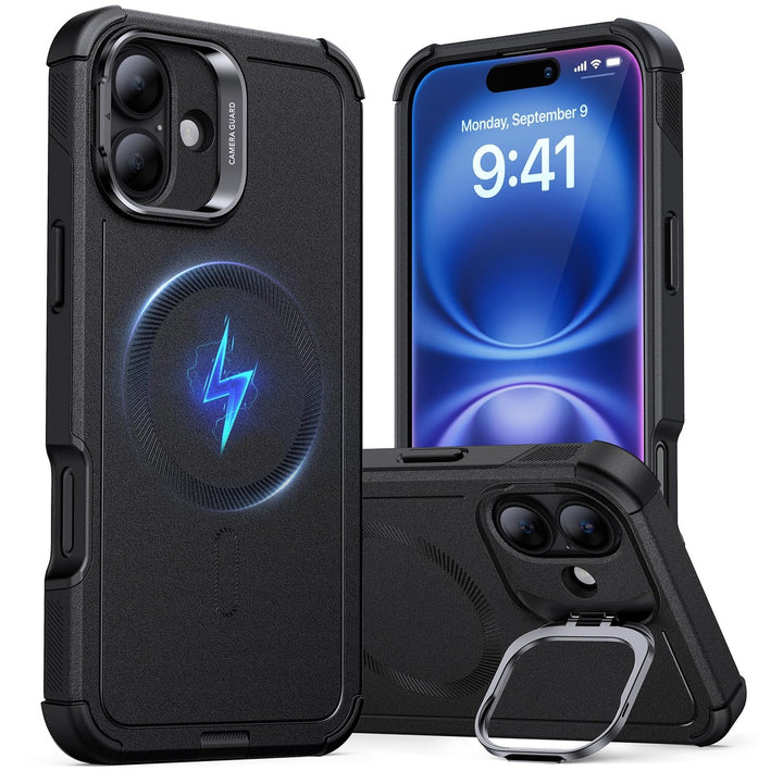 ESR CyberGuard iPhone 16 Case with Stand & Magnet - DOKUTRONIX