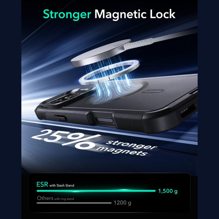 ESR CyberGuard iPhone 16 Case with Stand & Magnet - DOKUTRONIX