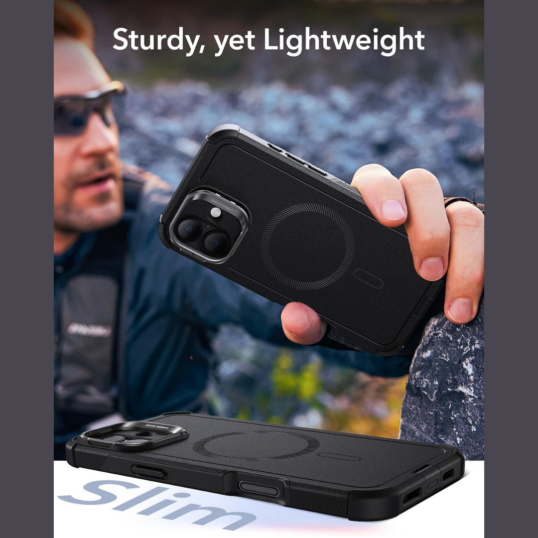 ESR CyberGuard iPhone 16 Case with Stand & Magnet - DOKUTRONIX