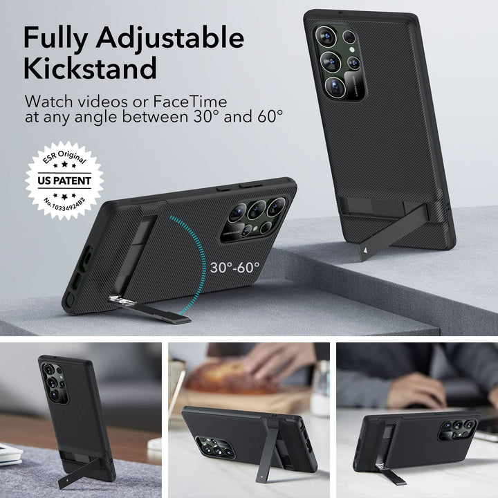 ESR Galaxy S23 Ultra Slim Case with Kickstand - DOKUTRONIX