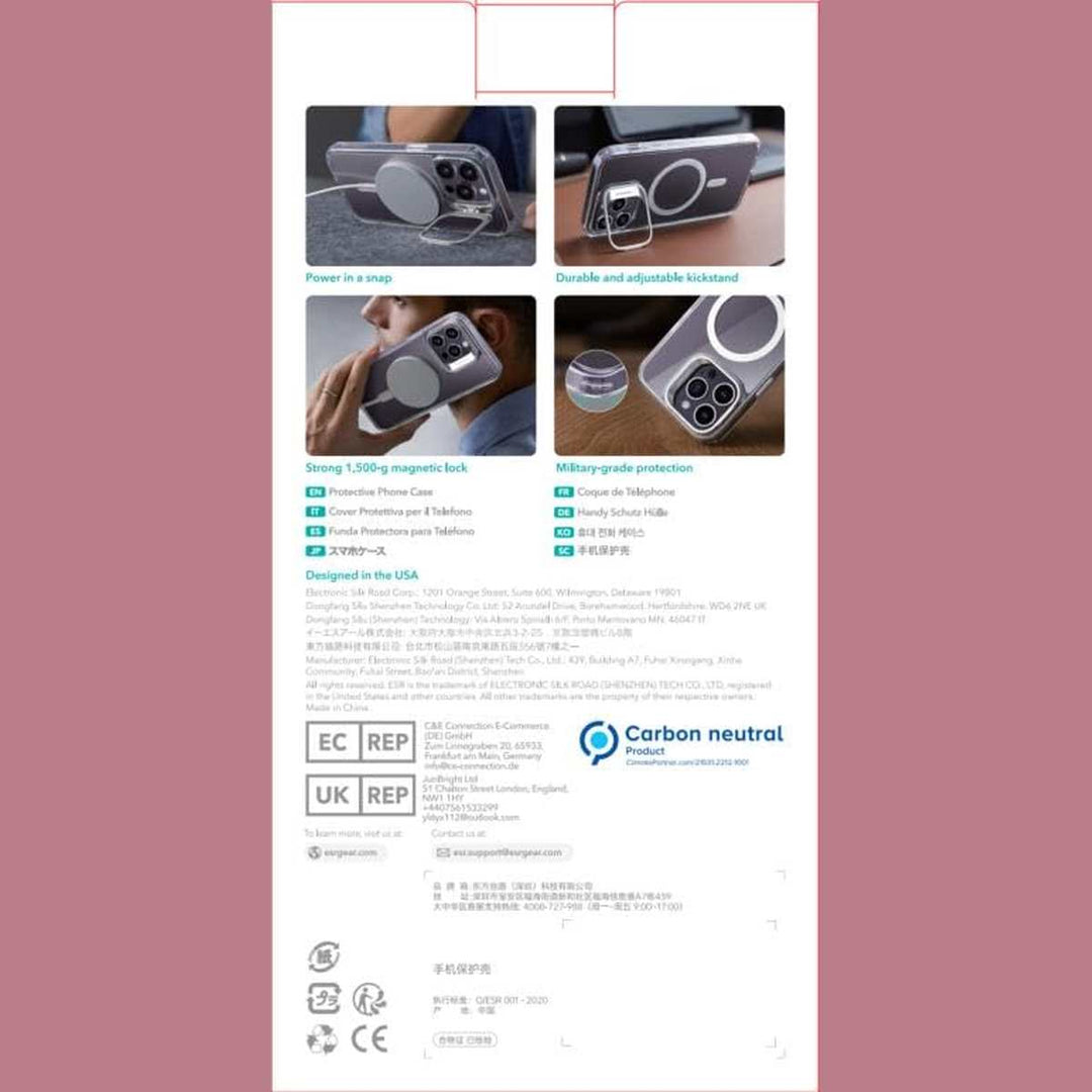 ESR HaloLock Clear Case for iPhone 14 Pro Max - DOKUTRONIX