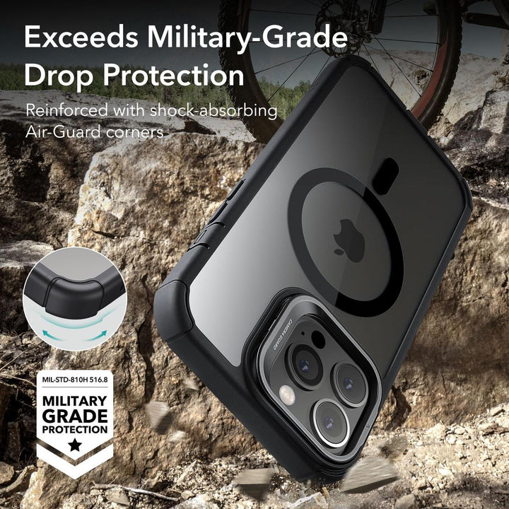 ESR ArmorMag: Clear Military-Grade Case for iPhone 13 Pro Max - DOKUTRONIX