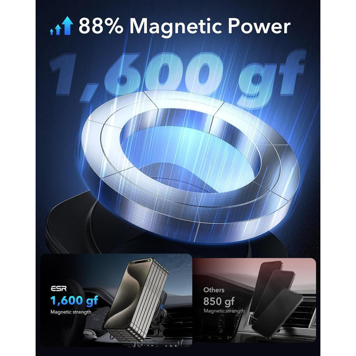 MagCharge Pro: Magnetic Car Charger Mount - DOKUTRONIX