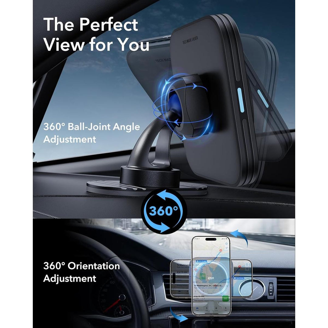 MagCharge Pro: Magnetic Car Charger Mount - DOKUTRONIX