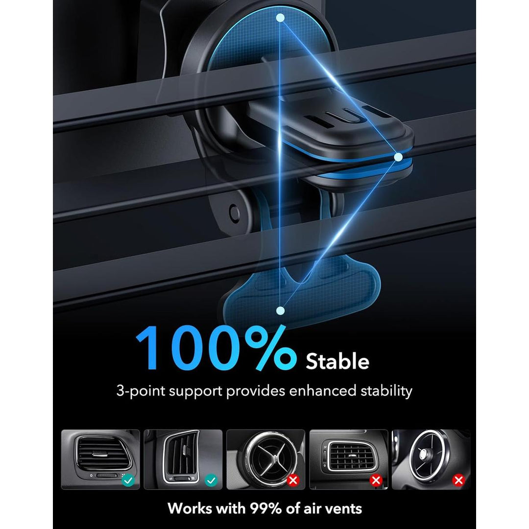 MagCharge Pro: Magnetic Car Charger Mount - DOKUTRONIX