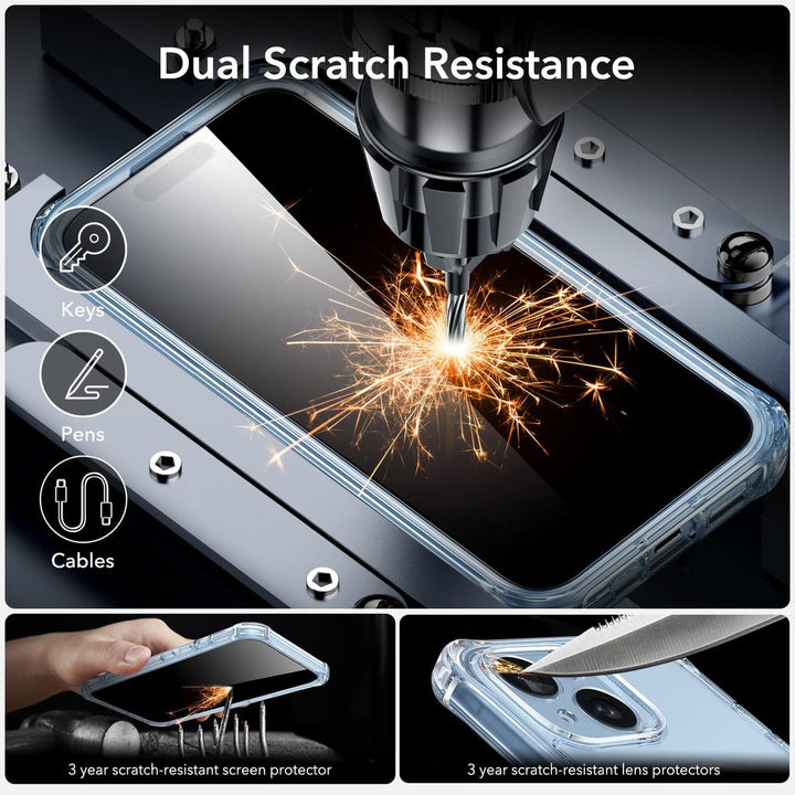 ESR ShieldMax Clear Case for iPhone 15 Plus - DOKUTRONIX
