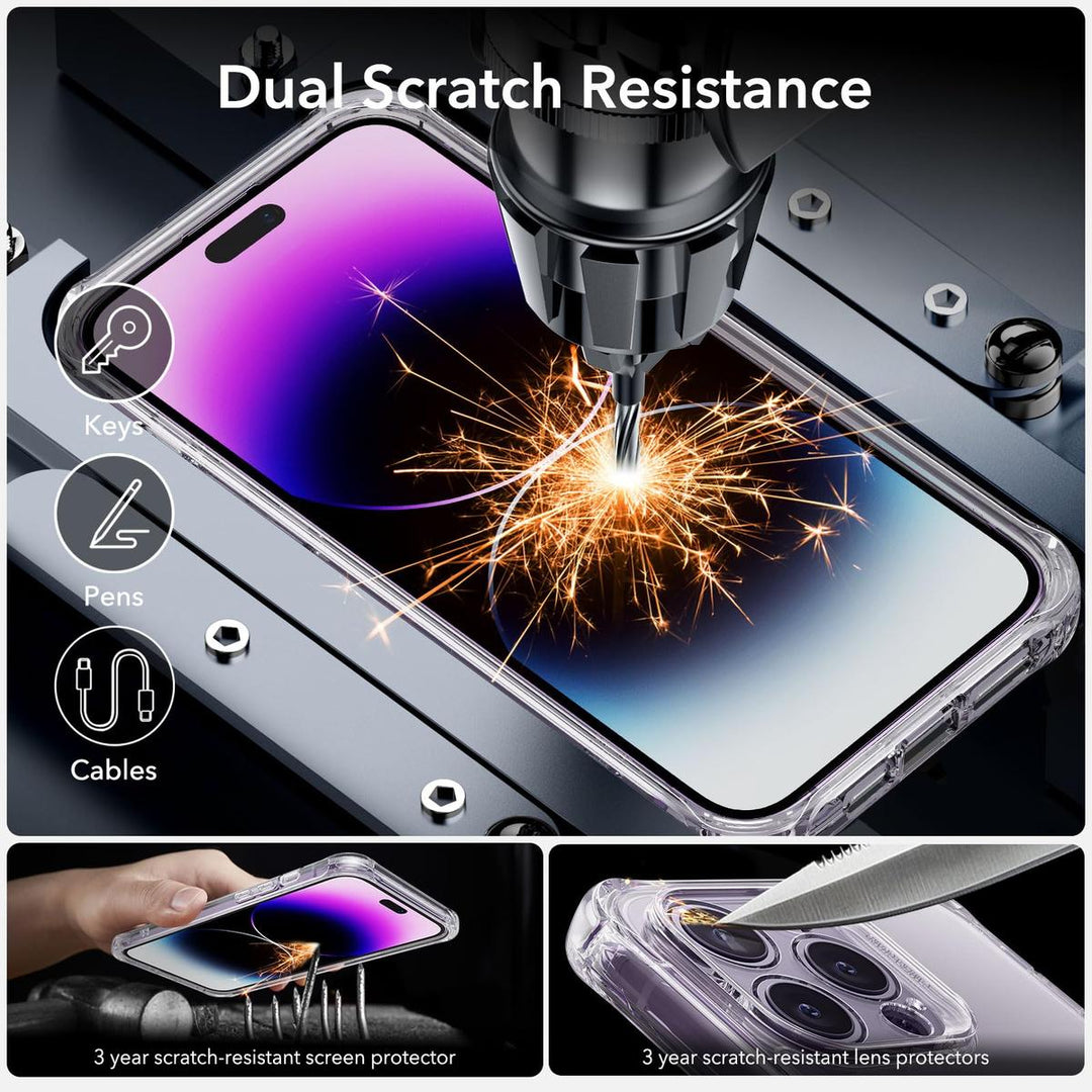 ESR ShieldMax Clear Case for iPhone 15 Plus - DOKUTRONIX