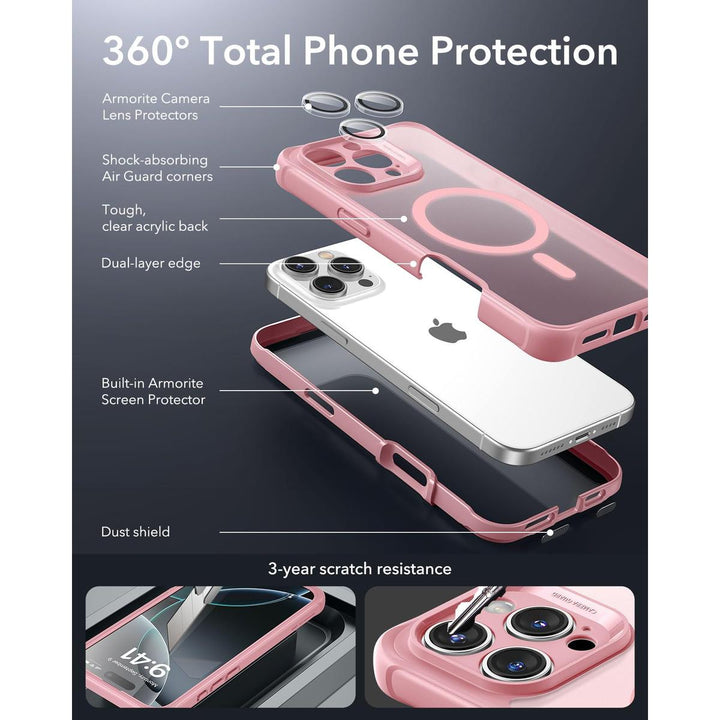 ESR ShieldMax Clear Case for iPhone 15 Plus - DOKUTRONIX