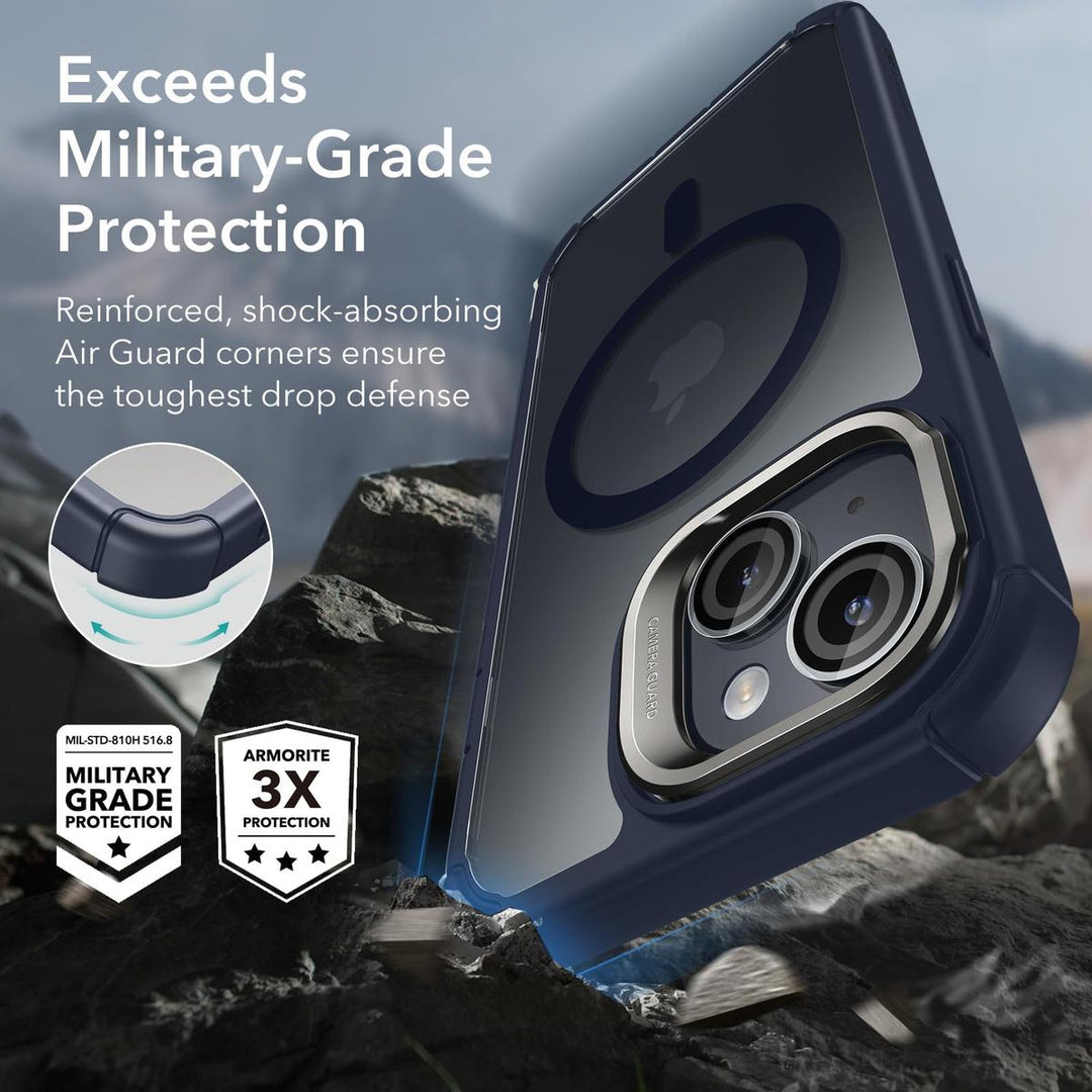 ESR ShieldMax Clear Case for iPhone 15 Plus - DOKUTRONIX