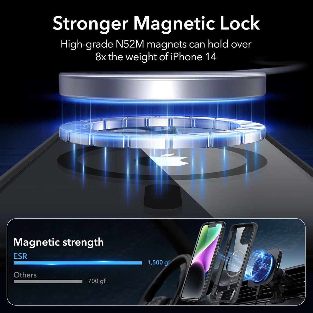 ESR ShieldMax Clear Case for iPhone 15 Plus - DOKUTRONIX