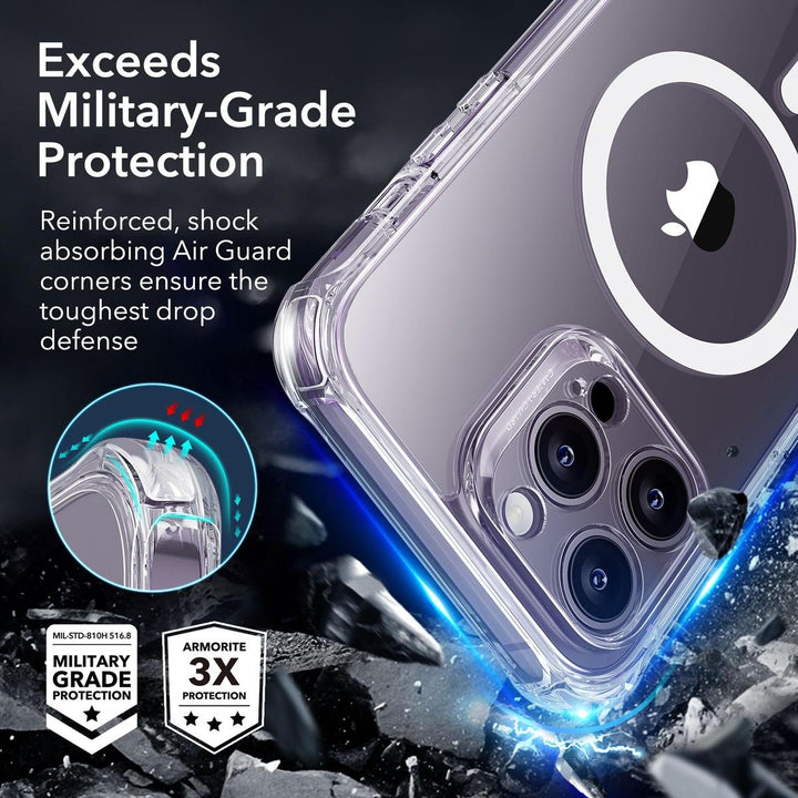 ESR ShieldMax Clear Case for iPhone 15 Plus - DOKUTRONIX