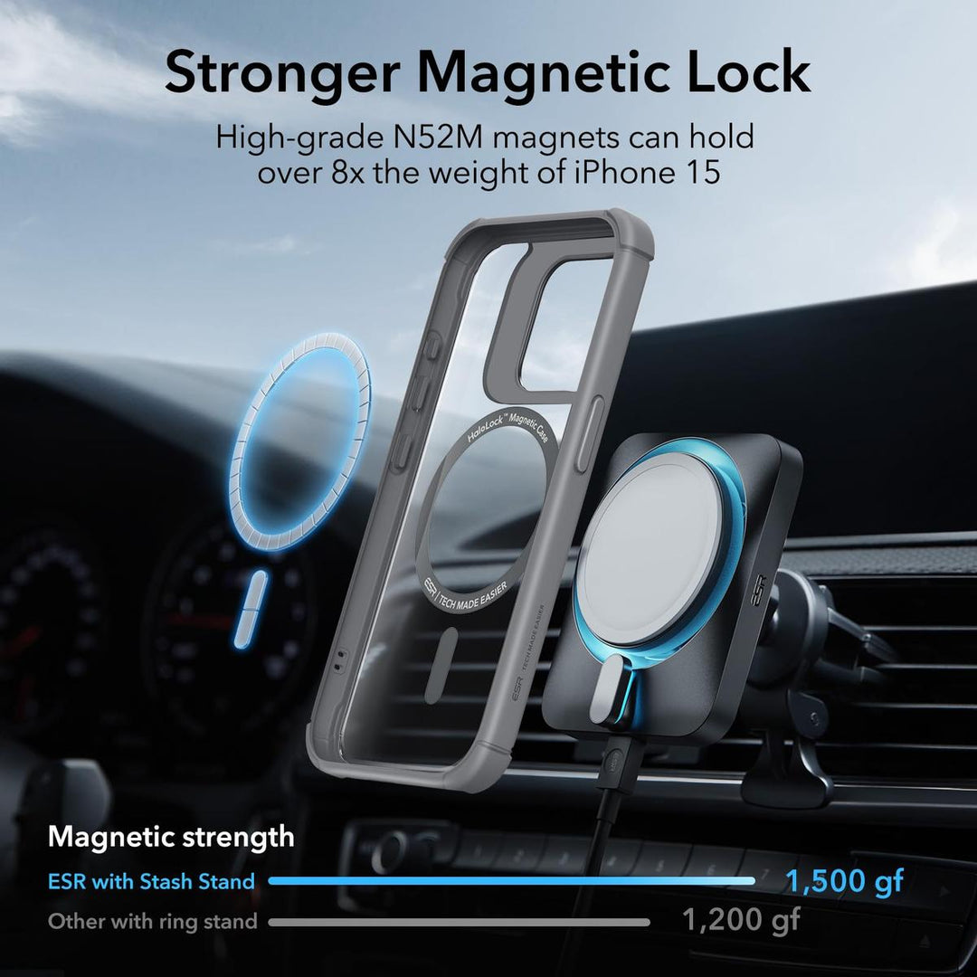 ESR ShieldMax Clear Case for iPhone 15 Plus - DOKUTRONIX