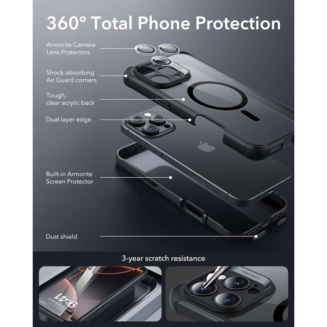 ESR ShieldMax Clear Case for iPhone 15 Plus - DOKUTRONIX