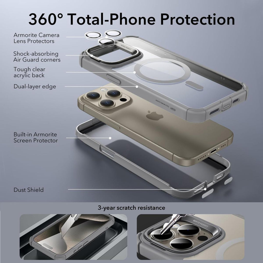 ESR ShieldMax Clear Case for iPhone 15 Plus - DOKUTRONIX