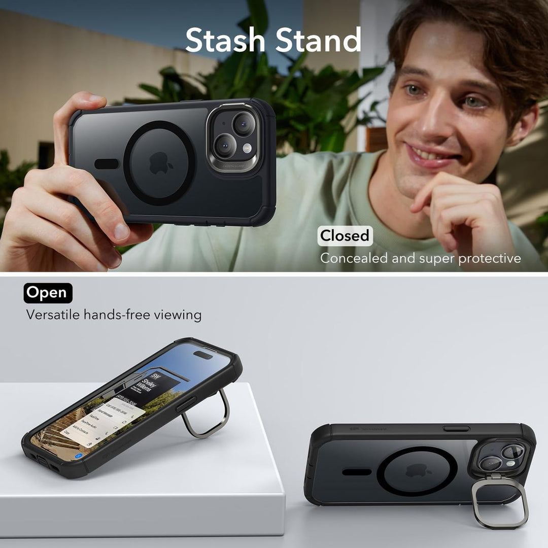 ESR ShieldMax Clear Case for iPhone 15 Plus - DOKUTRONIX