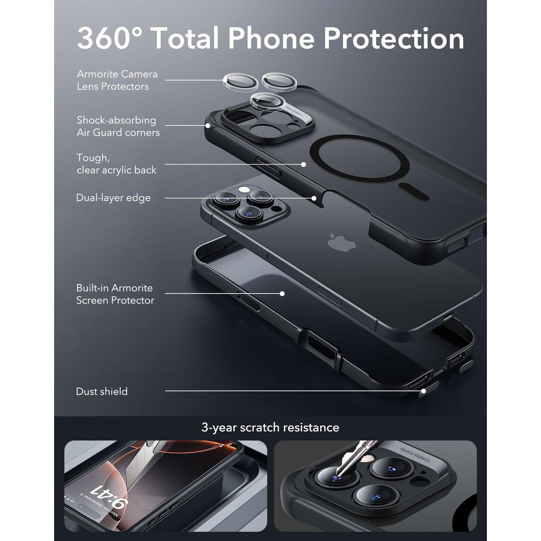 ESR ShieldMax Clear Case for iPhone 15 Plus - DOKUTRONIX