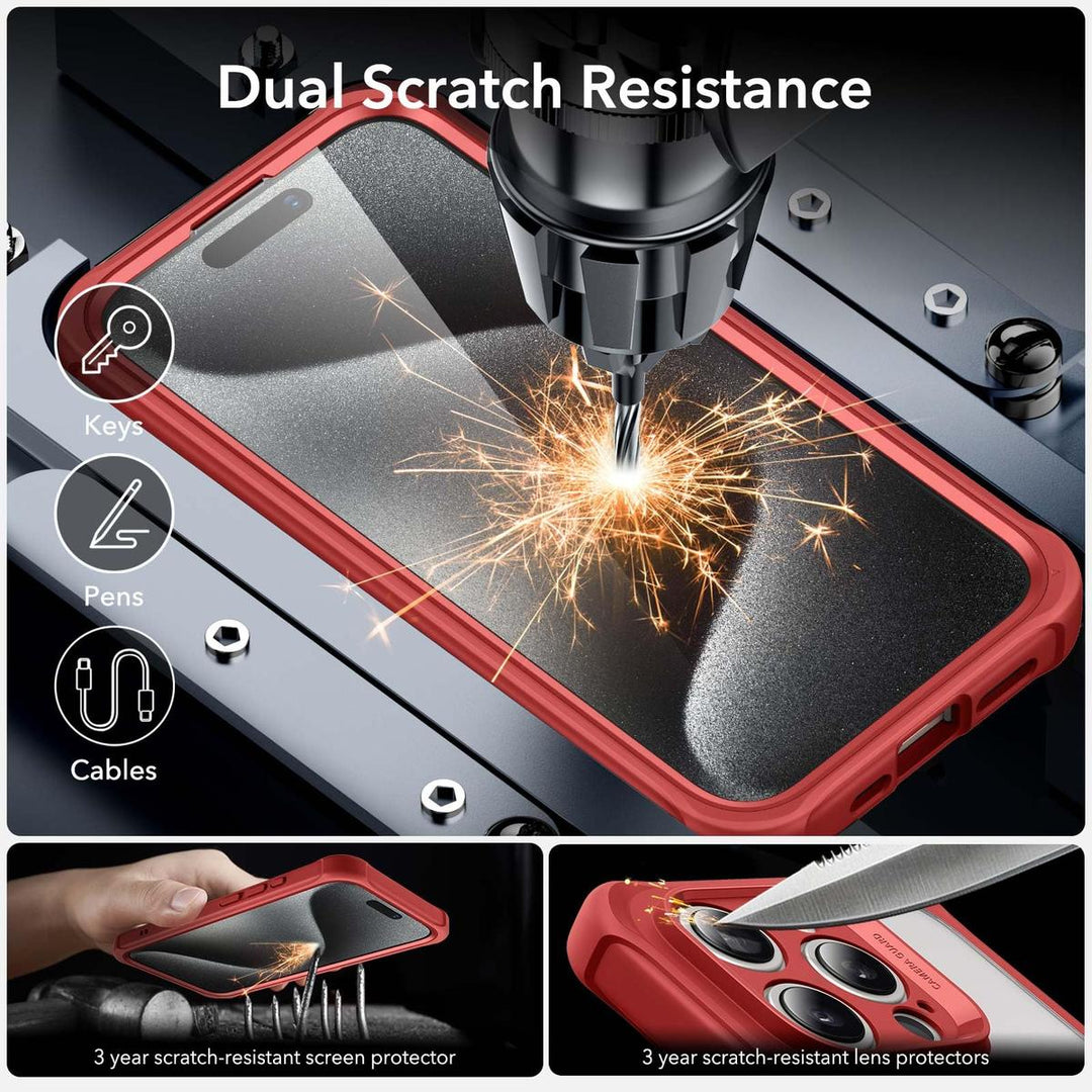 ESR ShieldMax Clear Case for iPhone 15 Plus - DOKUTRONIX