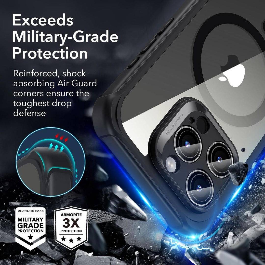 ESR ShieldMax Clear Case for iPhone 15 Plus - DOKUTRONIX