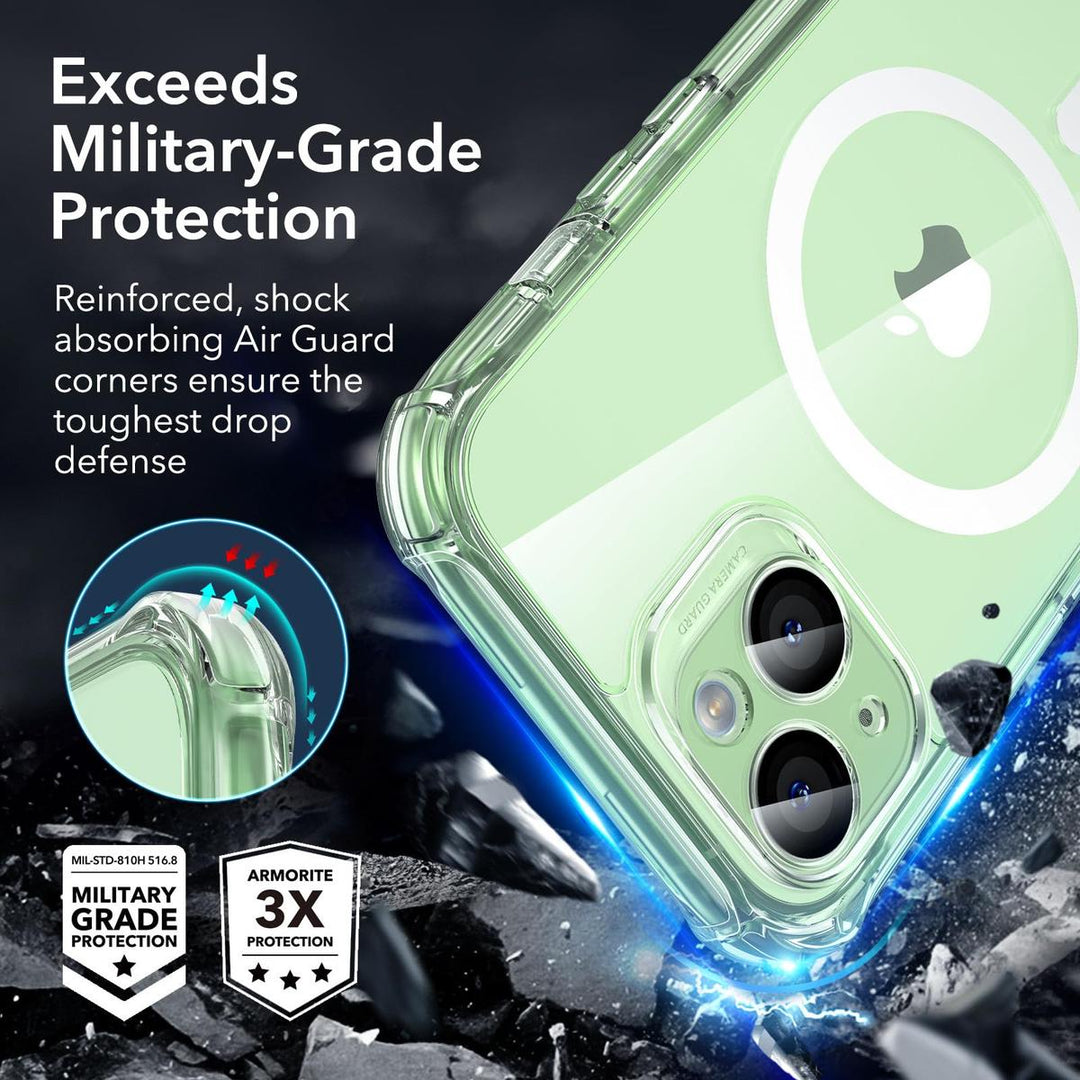 ESR ShieldMax Clear Case for iPhone 15 Plus - DOKUTRONIX