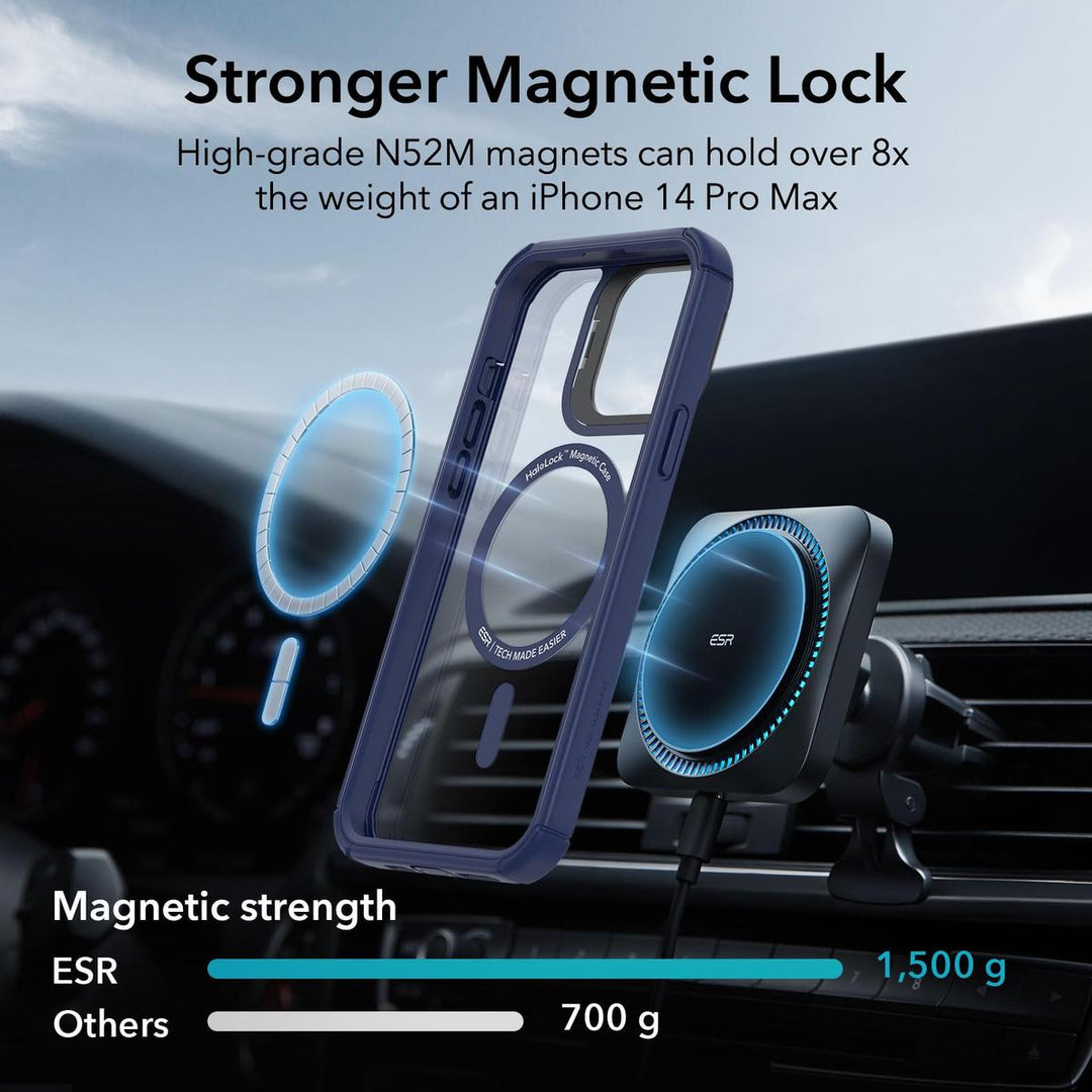 ESR ShieldMax Clear Case for iPhone 15 Plus - DOKUTRONIX