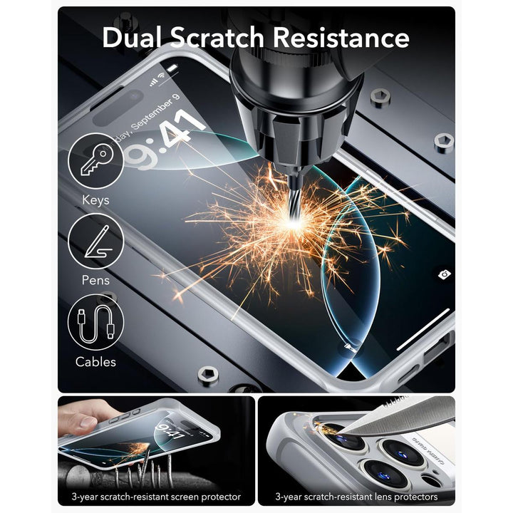 ESR ShieldMax Clear Case for iPhone 15 Plus - DOKUTRONIX