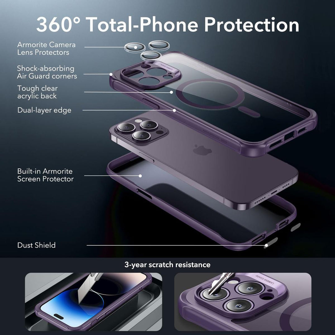 ESR ShieldMax Clear Case for iPhone 15 Plus - DOKUTRONIX